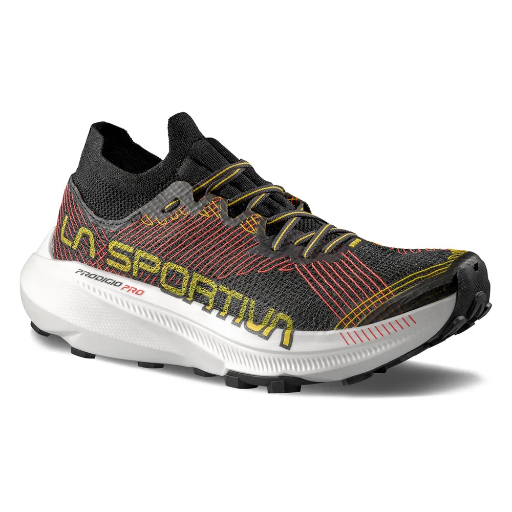 Detalle de la mediasuela XFlow de La Sportiva Prodigio Pro.